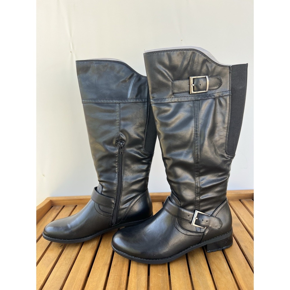 New Andrew Galler‎ Adeh Black Women's Size 8 Leather Boots